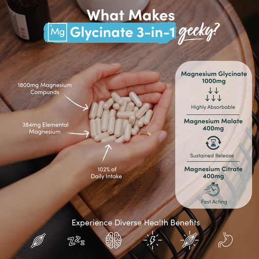 Magnesium Glycinate 3-in-1 Complex